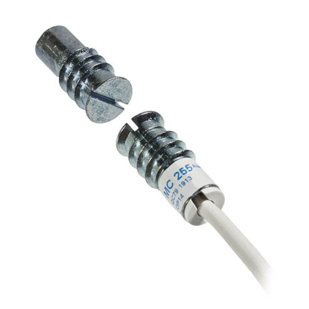 Contacto magnético con tornillo rotativo, cable de 2 m
