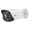 Cámara Térmica IP DUAL 256x192 7mm + 4M 6mm IP67 IK10 12-24Vdc PoE AUDIO E/S