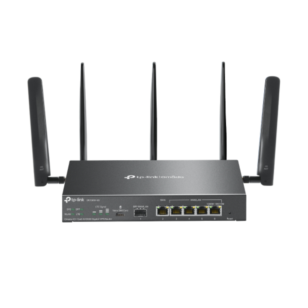 Router Omada VPN 4G+ Cat6 AX3000 Gigabit