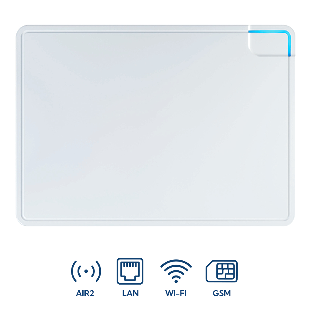 PrimeX – con conectividad LAN/Wi-Fi y GSM/LTE y receptor via radio Air2-BS200X integrado
