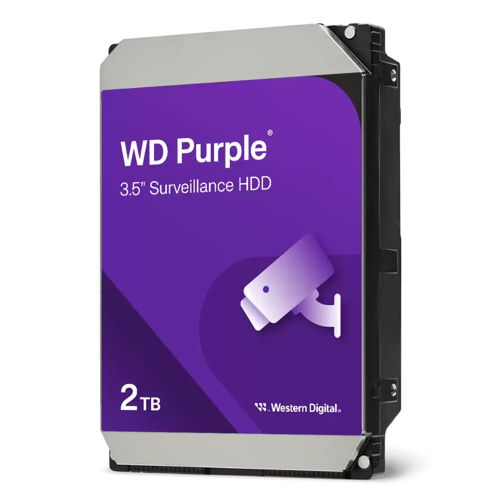 Disco duro 2TB WD Purple para Videovigilancia 3.5" SATA 64MB de caché