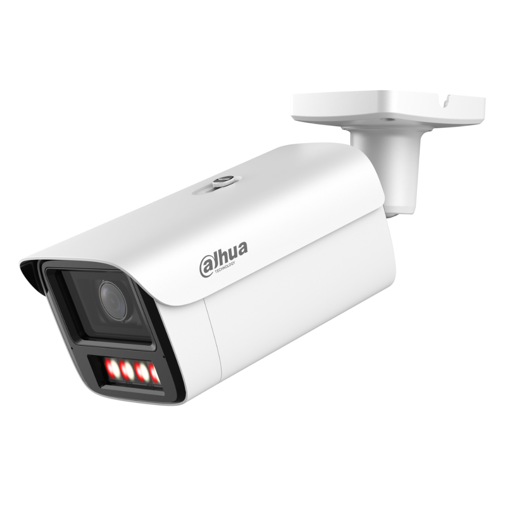 Tubular IP WizColor PRO H265 4M WDR140dB Iluminación Dual LED80m/IR120m 8-32VFM IP67 IK10 PoE AUDIO DUALMIC/Altavoz E/S AI
