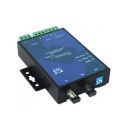 Convertidor/amplificador de cable a fibra multimodo para red ID2net hasta 3 km (1 unidad por canal)