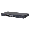 Switch PoE 16 puertos 10/100 + 2 Combo Gigabit RJ45/SFP Uplink 240W Gestionable en Cloud Layer2