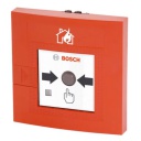 Pulsador analógico color rojo. Para montaje en interiores