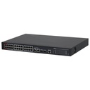 Switch PoE 2.0 24 puertos Gigabit + 2 Uplink Gigabit RJ45 + 2SFP Gigabit 240W Gestionable Layer2