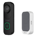 KIT Vídeo Timbre WiFi 4M negro DB41AB + Timbre WiFi gris DS1AG