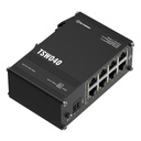 Switch PoE+ Teltonika Industrial 8 puertos 10/100 240W No_Gestionable