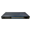 Switch PoE 24 puertos Gigabit + 4SFP+ Uplink 10Gbps 370W Gestionable Layer3