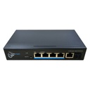 Switch Smart PoE 4 puertos Gigabit + 1RJ45 Uplink Gigabit + 1SFP Uplink Gigabit 60W Gestionable