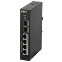 Switch Rango Temp Extendida PoE 3 puertos 10/100 + 1 puerto Gigabit + 2SFP 96W 802.3at Gestionable Layer2